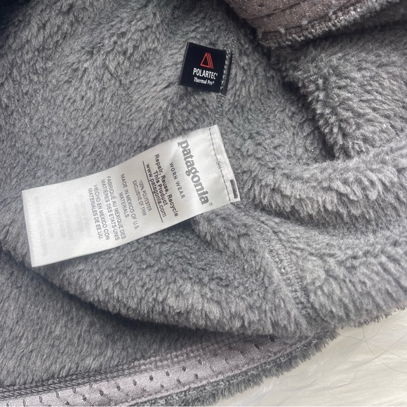 Patagonia Grey / Navy Re-Tool Snap-T Fleece Pullover Jacket Mens Size Large - Picture 4 of 5